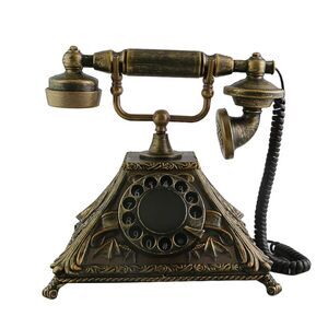 Haunted Living Halloween 8.5-in Talking Vintage Telephone Tabletop Animatronic